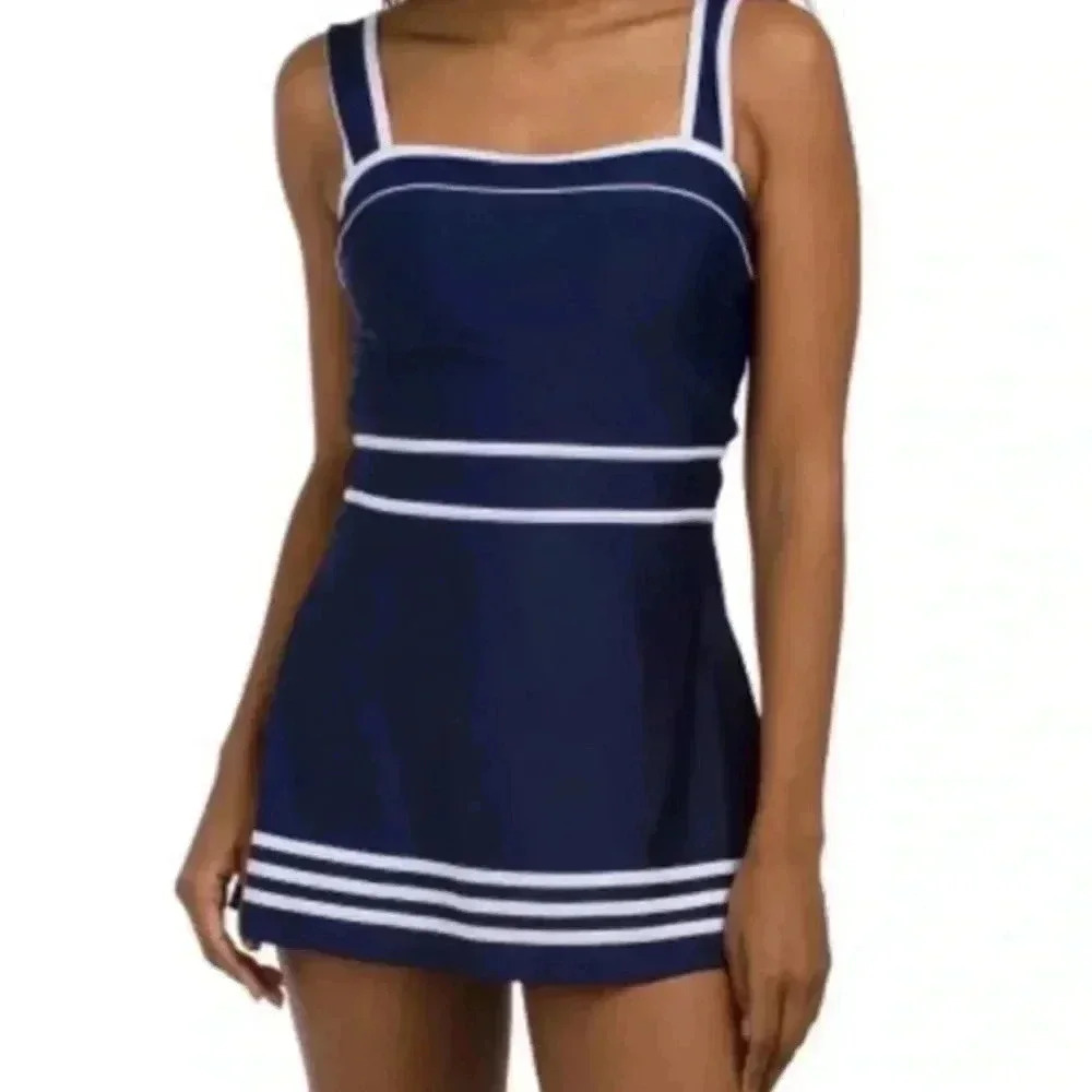 Shore Shapes pink barbie beach slimming  all in One Piece Swimsuit Dress Size 10